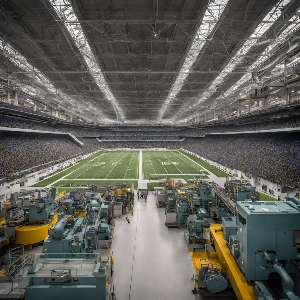 Football Field Factory Floor