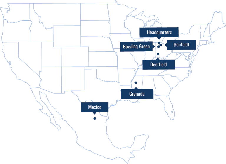 Ice Industries Locations Map