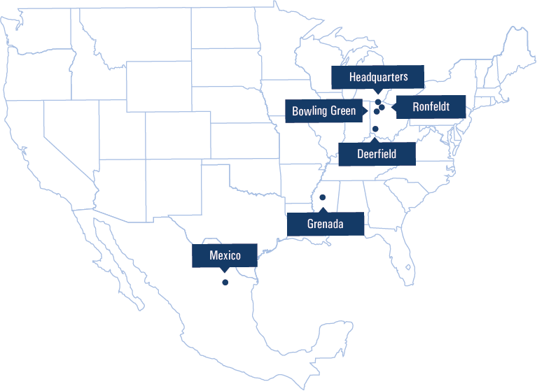 Ice Industries Locations Map